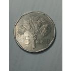 Сейшелы 5 рупий 2007  года .