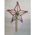 Верхушка на ёлку Звезда стеклярус