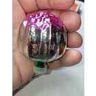 Ёлочная игрушка -  БУТОН  . КРЕМЛЕВСКАЯ ИГРУШКА , ТОЛСТОЕ СТЕКЛО , СССР . С рубля