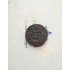 Полушка 1734 года красивый перечекан