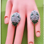 Яркие серьги Серебро