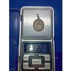 Иконка серебро  925 пр.