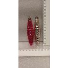 Ёлочные игрушки. Сосульки из рельефного стекла. 23-22