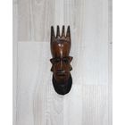 Деревянное, настенное панно, маска Африка.