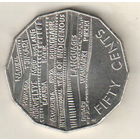 Австралия 50 цент 2019 Международный год языков коренных народов