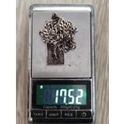 Крупная серебряная иконка с цепочкой