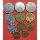 11 разных монет из 11 стран - 7