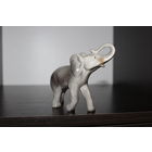 Фарфоровая статуэтка "Слон", высота 10,2 см, дефекты не обнаружены, клеймо.