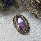 Брошь "Леденец" СССР с АМЕТИСТОМ, клеймо