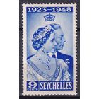 65.BrKS. Великобритания. Колонии. Сейшелы. Серебряная свадьба Георга VI и Елизаветы. 1948 г. 9c. Mi.#148.