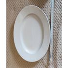 Германия. Толстостенное овальное блюдо времён второй мировой. Бавария