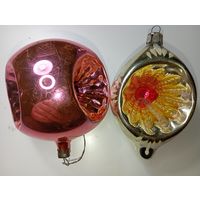 Ёлочные игрушки - Фонарики . СССР .