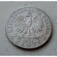 Польша 2 злотых 1934 года. Ядвига.