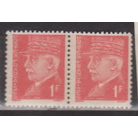 Маршал Петен Известные люди личности Франция 1941 лот 12 ЧИСТАЯ СЦЕПКА