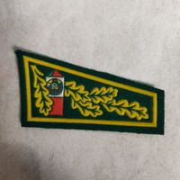 Уголок на берет пограничника.