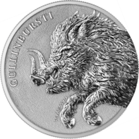 Германия 5 марок 2025г. Звери-Гуллинбурсти СЕРЕБРО!!! 31,1г. (1oz)