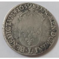 1/2 экю 1659 Людовик 14.  (111)