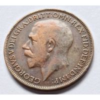 Великобритания. Фартинг 1921 года.