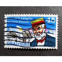 Марка США 1988 год Пионеры авиации