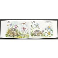 Таджикистан 2016  .Фауна. черепахи. Серия беззубцовая