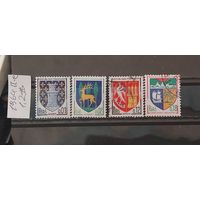 РАСПРОДАЖА ФРАНЦИЯ 1964г. Полная серия. Гаш.