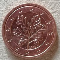 Германия 2 евроцента, 2004 г. отметка мд "А" Берлин, KM# 208