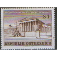 Полная серия из 1 марки 1961г. Австрия "200 лет Счетной палате" MNH