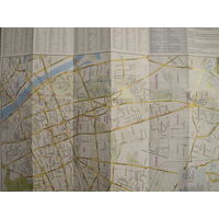 Лот карт (60х40 см) Варшавы, Кракова, Вроцлава