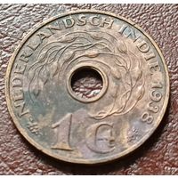 Голландская Ост-Индия 1 цент, 1938    ( 2-2-5 )