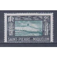 [838] Французские колонии. Сент-Пьер и Микелон 1932. Побережье. МН