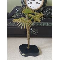 НАСТОЛЬНЫЙ СУВЕНИР "СОЧИ, ПАЛЬМА" СССР 1970-е гг КАРБОЛИТ.