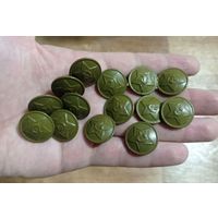 Пуговицы сталь 22мм, защитные, склад.