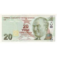 Турция 20 лир 2009 год
