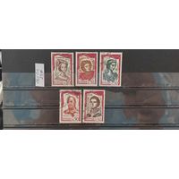 РАСПРОДАЖА ФРАНЦИЯ 1961г. Полная серия. Гаш.