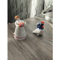 Лот фарфоровых статуэток