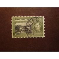 Тринидат и Тобаго 1938 г.Король Георг VI и Дом правительства, Порт-оф-Спейн./04а/