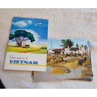 Вьетнам. Набор почтовых карточек. 9 штук.Война с Америкой