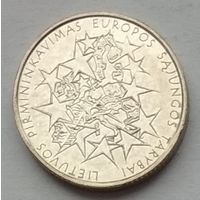Литва 1 лит 2013 г. Председательство Литвы в Совете Евросоюза