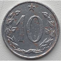 Чехословакия 10 геллеров 1966 г.
