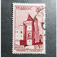 Марка Марокко 1955 год Архитектура