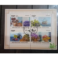 ФАУНА рыбы морская жизнь  БЛОК сто