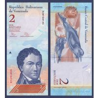 Венесуэла, 2 боливара 2012 г., P-88e, UNC