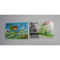 Марки РБ. Европа. Экология. 2м.