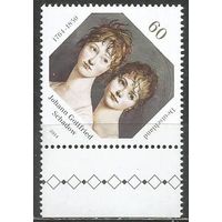 Германия. 250 лет со дня рождения Г.Шадова. Скульптор. 2014г. Mi#3079.