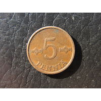 Финляндия. 5 пенни.1963. С 20 копеек. Распродажа коллекции. Смотрите другие лоты.