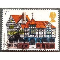 Марка Великобритания 1975 год Архитектура