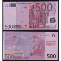 Сувенир - Евросоюз 500 евро 2002 год na04 ТОРГ/ВАША ЦЕНА