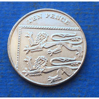 Великобритания 10 пенсов 2014