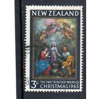 Новая Зеландия. Рождество. Живопись. Картина Мурильо - Две троицы. 1965.