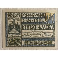 Нотгельд Австрия Ваграме, 20 геллеров 1920 год